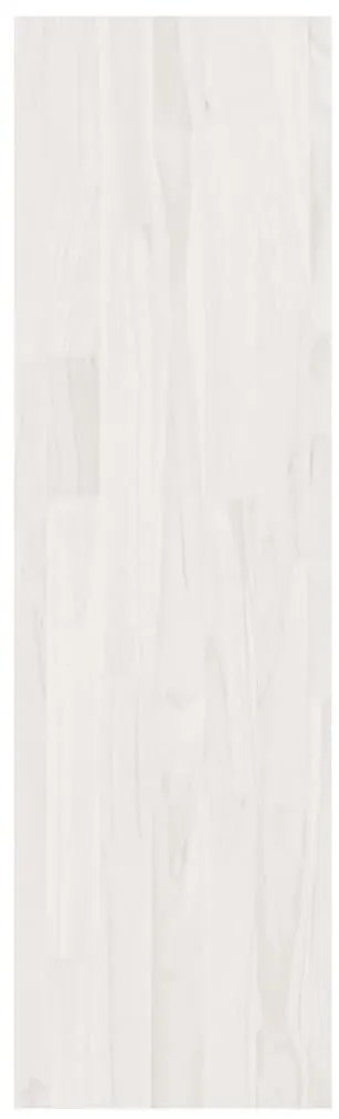 Estante/divisória 40x30x103,5 cm pinho maciço branco