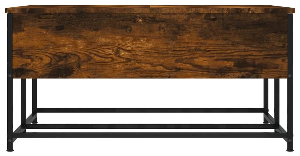 Mesa de centro 80x80x40 cm derivados de madeira carvalho fumado