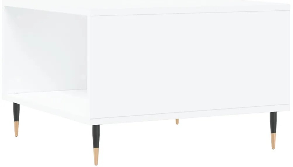 Mesa de centro 55x55x36,5 cm derivados de madeira branco