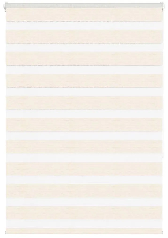 vidaXL Cortina de zebra 95x150 cm largura do tecido 90,9 cm poliéster