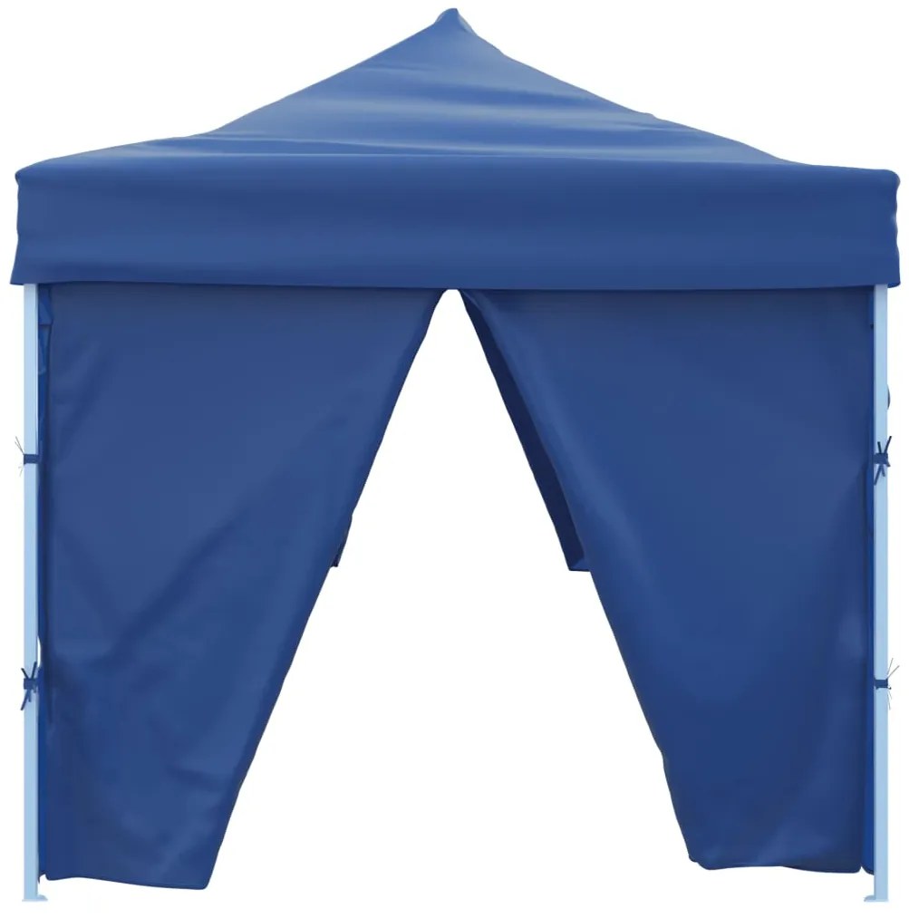 Tenda para festas pop-up dobrável c/ 8 paredes 3x9 m azul