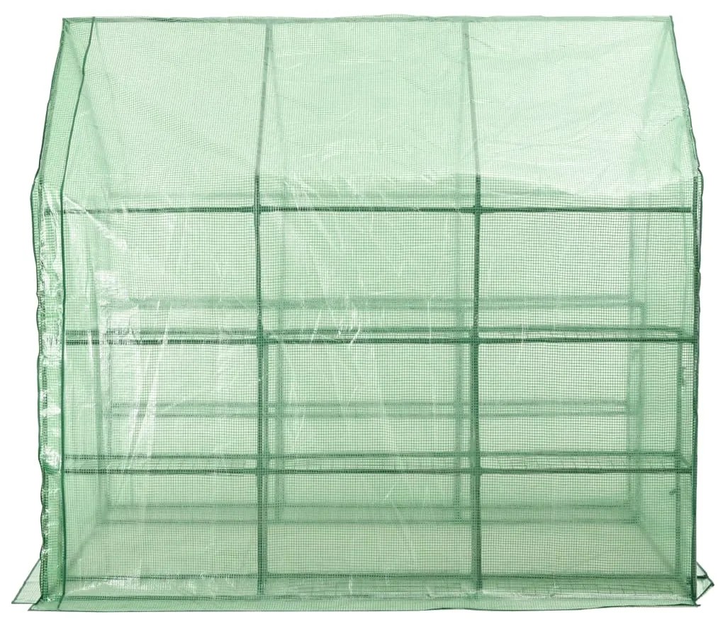 Estufa com 12 prateleiras 143x214x196 cm aço