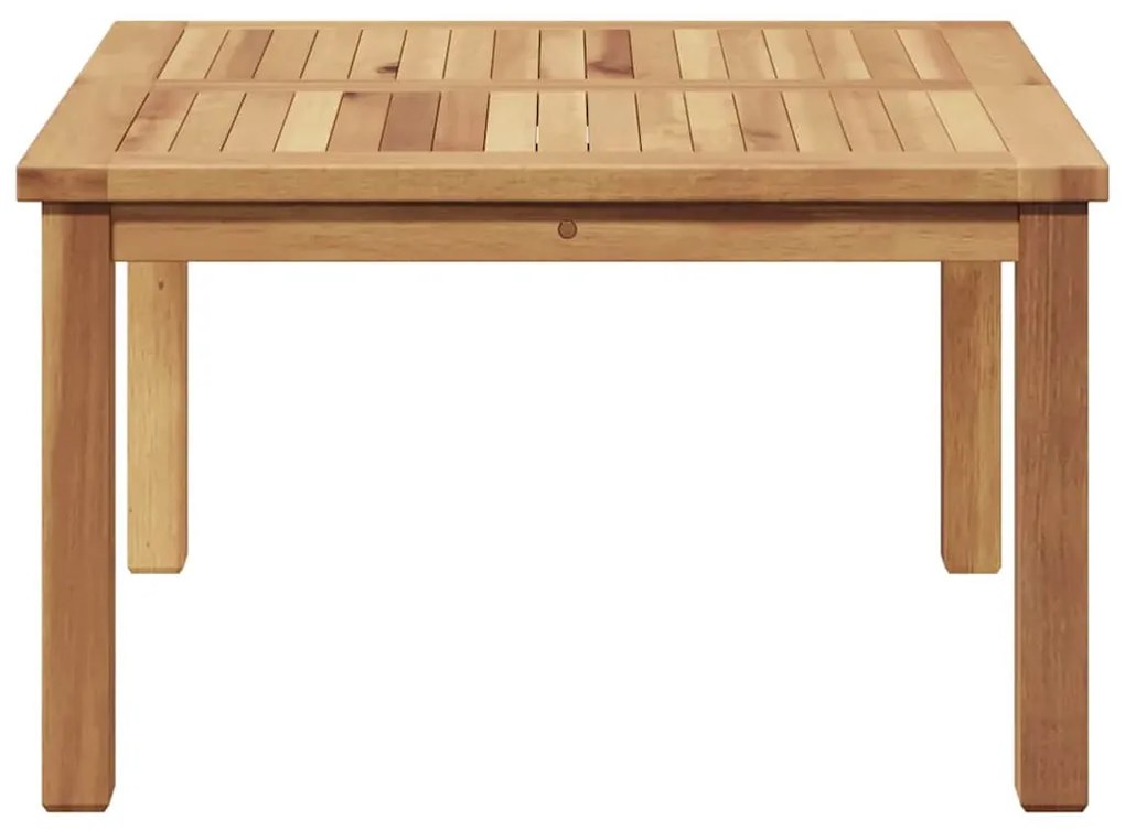 Mesa de centro Castanho 60 x 60 x 36 cm Madeira de teca sólida