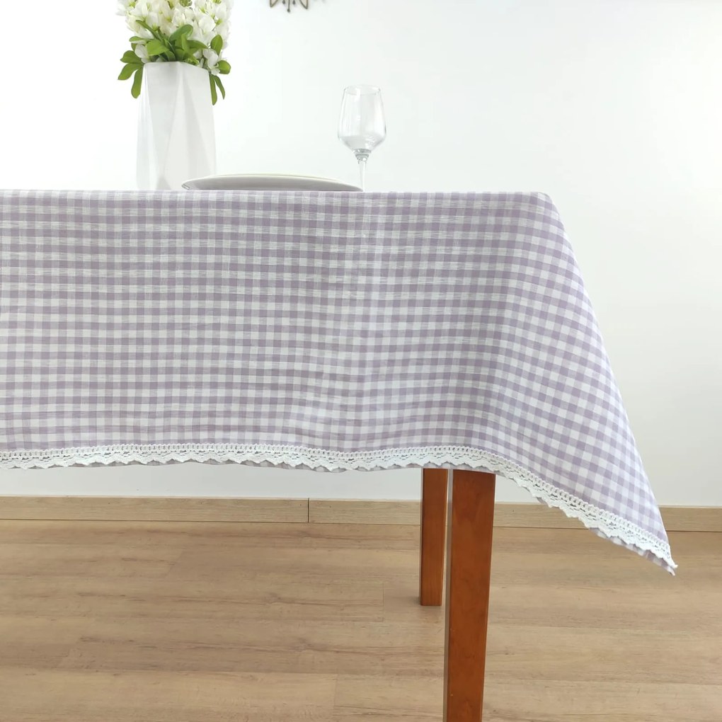 Toalha de Mesa Linho ROL Íris Renda