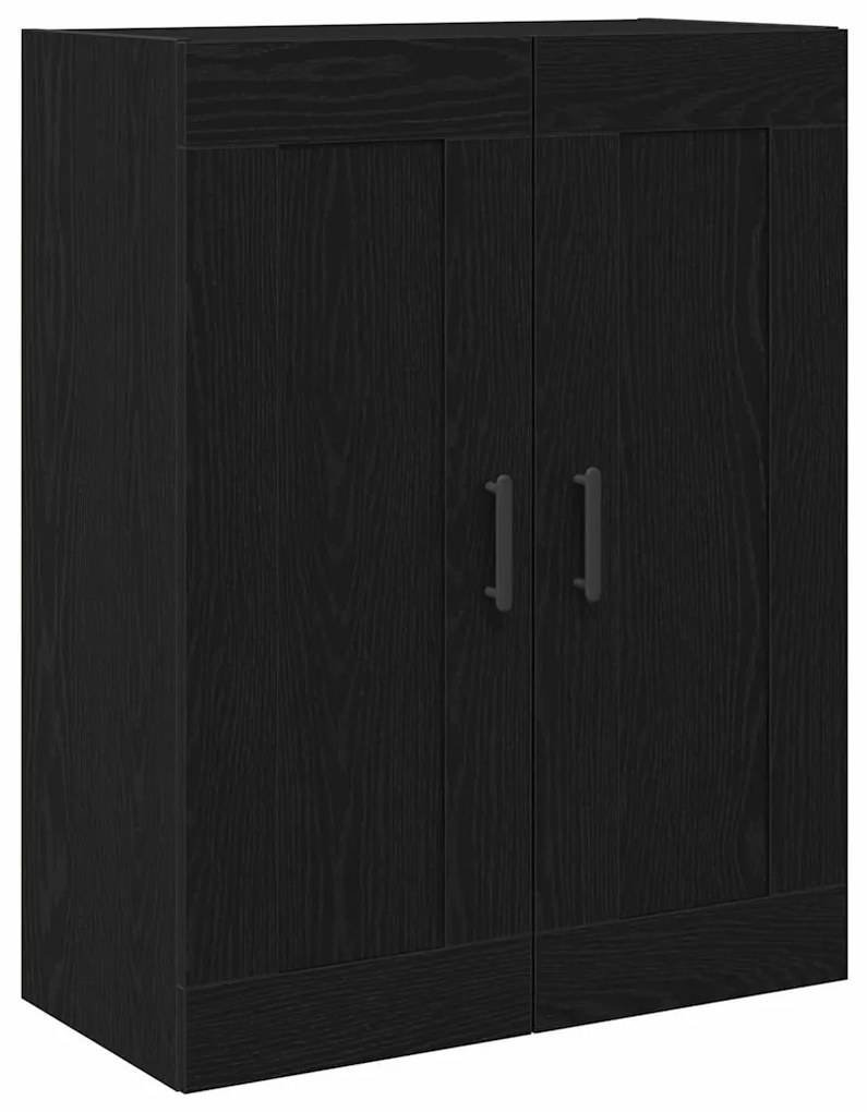 Highboard Carvalho Preto 69.5x34x180 cm Madeira de Engenharia