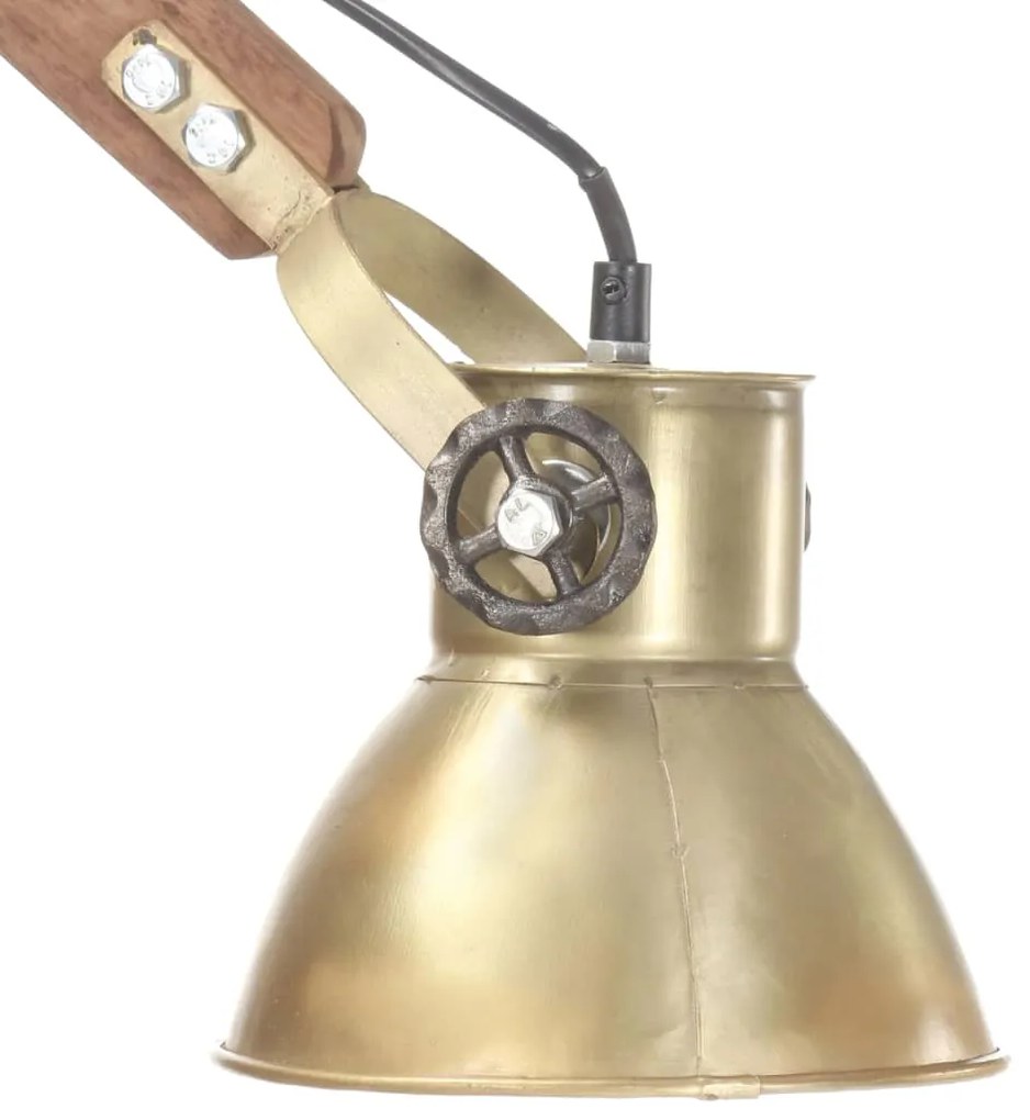 Candeeiro de parede redondo estilo industrial E27 bronze