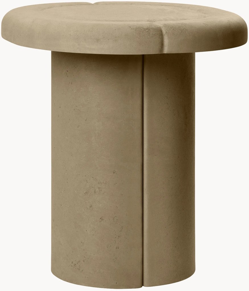 Mesa de apoio redonda em madeira de amieiro