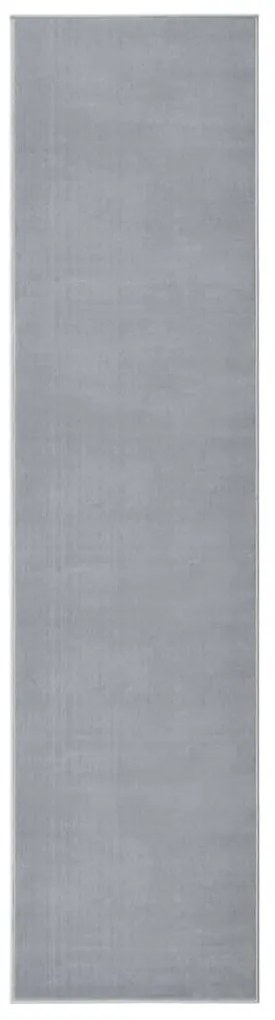 vidaXL Passadeira 100x450 cm polipropileno cinzento