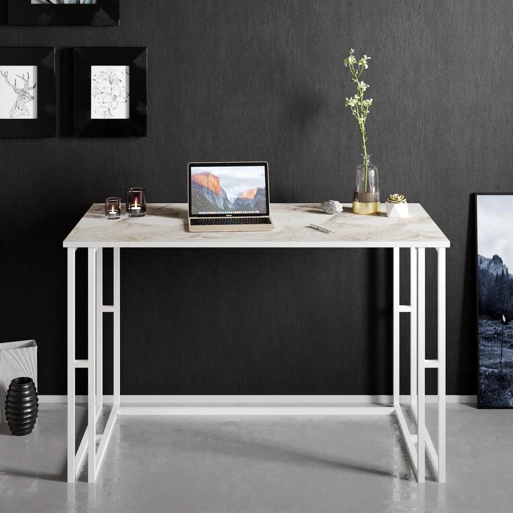 Secretária Alfa – Branco – 120 cm x 75 cm x 60 cm