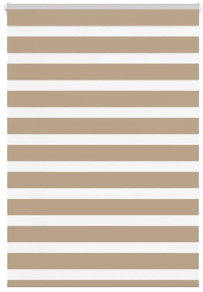 vidaXL Cortina de zebra 110x150 cm largura do tecido 105,9cm poliéster