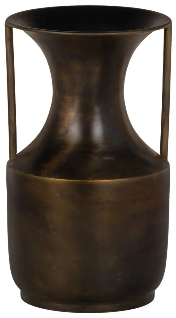 Vaso 17 X 17 X 29 cm Dourado Metal