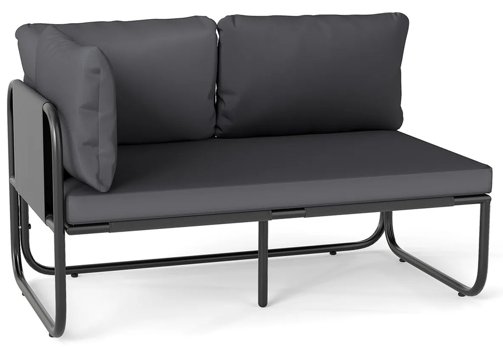 Conjunto de móveis de jardim de 3 peças, mesa de bistrô de alumínio fundido com 2 cadeiras, conjunto de varanda à prova de intempéries, verde