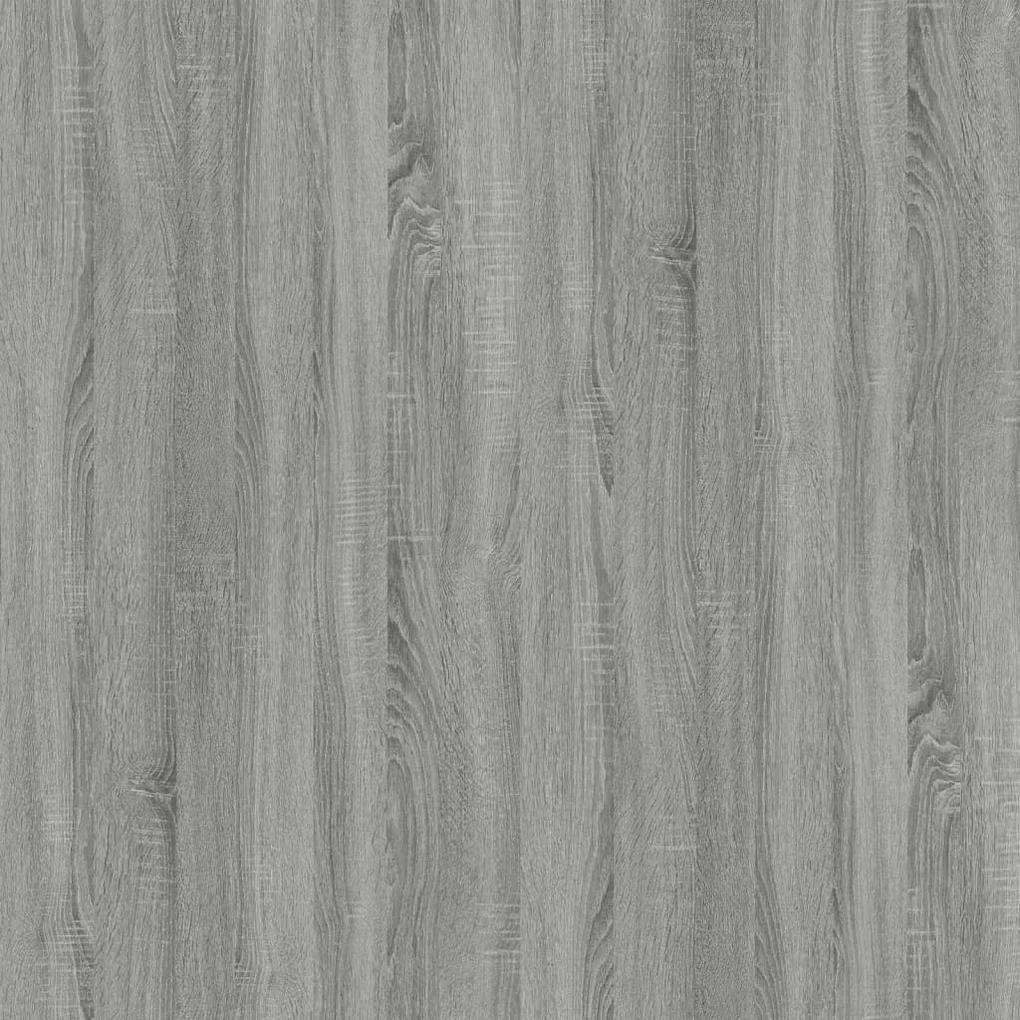 Mesa de centro 80x45x45cm derivados madeira/ferro cinza sonoma