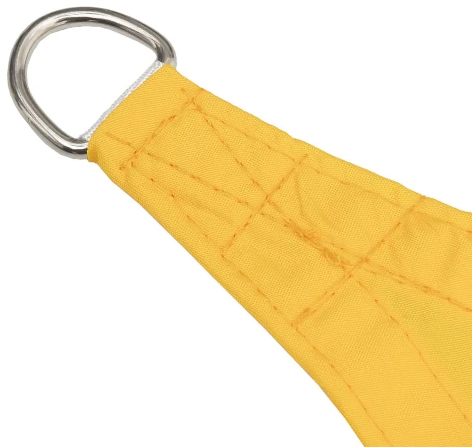 Para-sol estilo vela tecido oxford trapézio 2/4x3 m amarelo