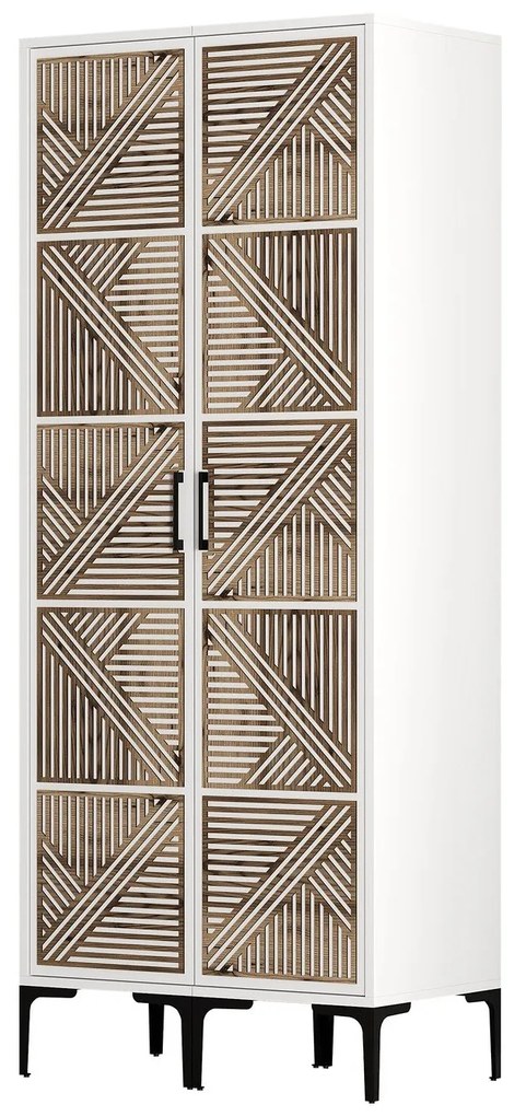 Guarda-Roupa Kumsal PP – Branco – 80 cm x 47,5 cm x 201,4 cm