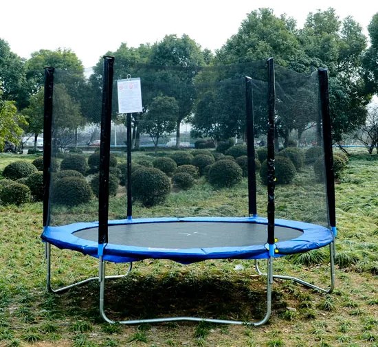 CAMA ELÁSTICA Ø244cm + Red Trampolim de Segurança Conjunto Jardin Carga Max 100Kg