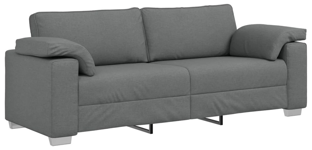 vidaXL Sofá 178cm Cinza Escuro tecido