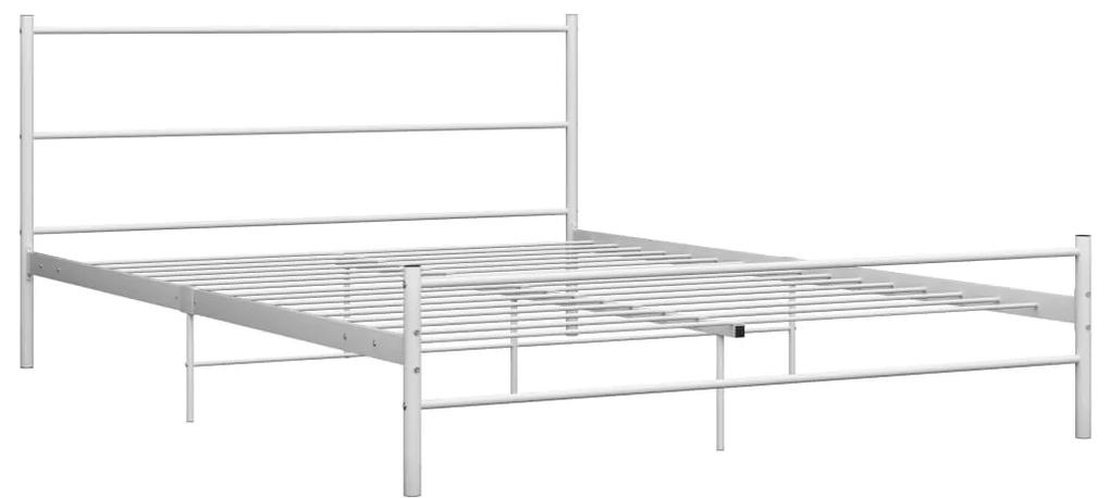 Estrutura de Cama Kol em Metal Branco - 120x200 cm - Design Moderno