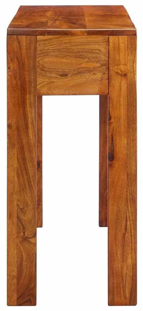 Mesa consola 110x35x75 cm madeira de acácia maciça