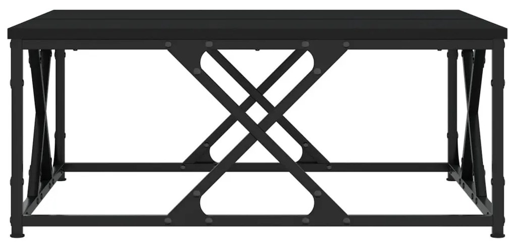 Mesa de centro 70x70x30 cm derivados de madeira preto