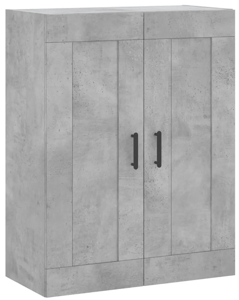 Armário alto 69,5x34x180 cm derivados de madeira cinza cimento