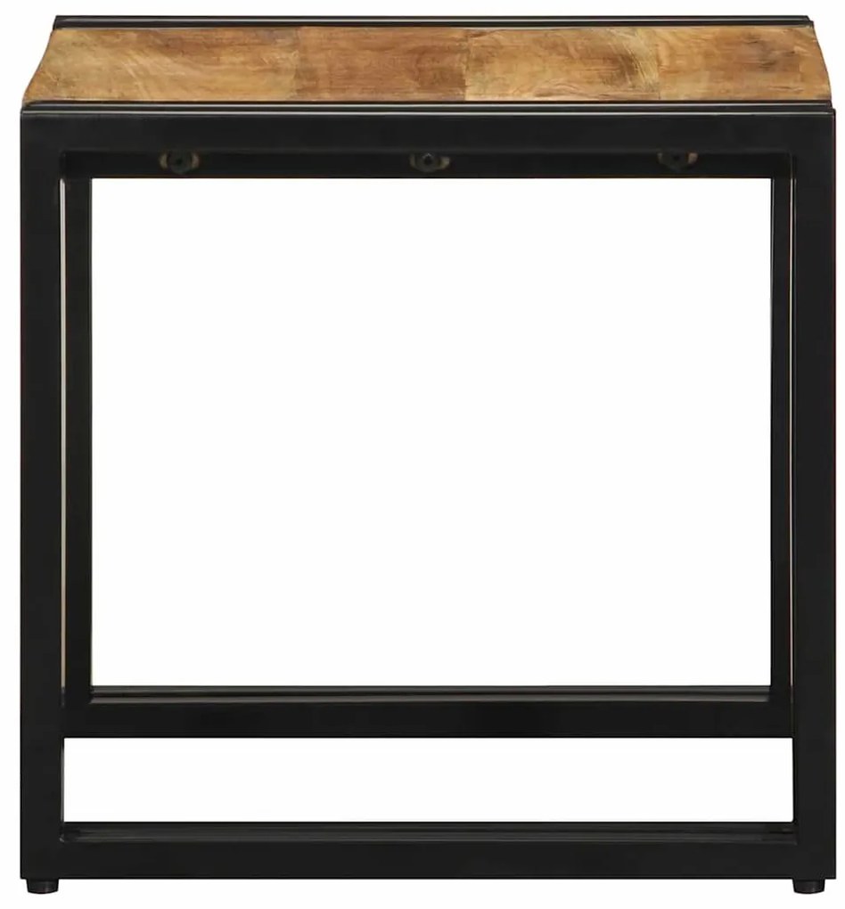 Mesa de Centro vidaXL 40x50x38 cm Madeira de Mangueira Maciça