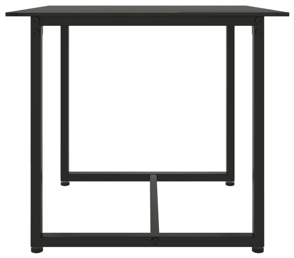 3 pcs conjunto lounge de exterior c/ almofadões vime PE preto
