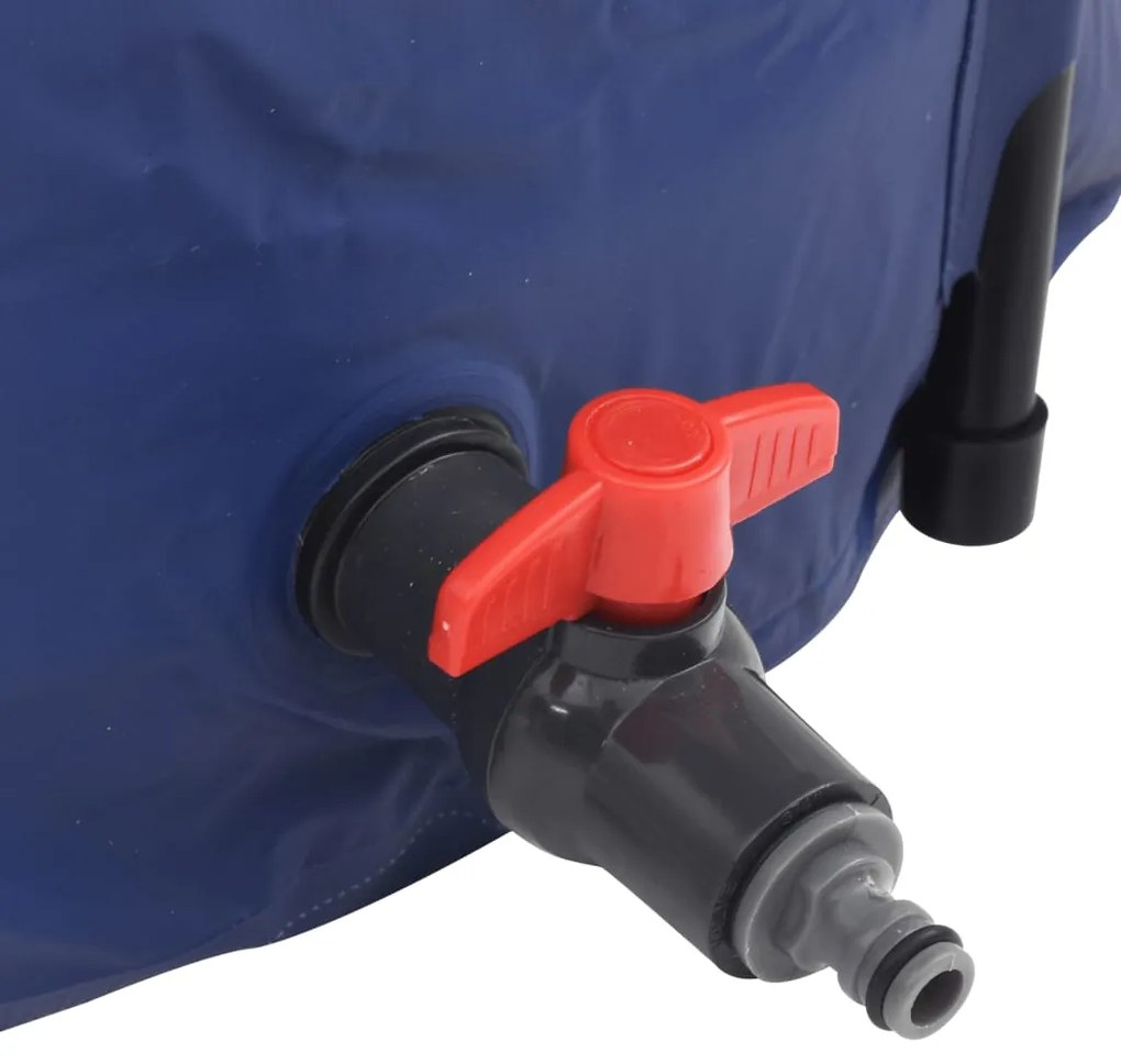 Depósito de água dobrável com torneira 750 L PVC