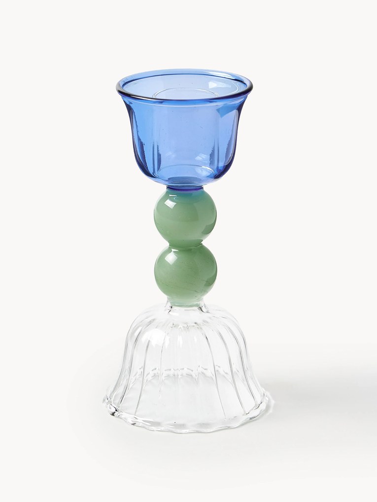 Castiçal em vidro borosilicato Perle