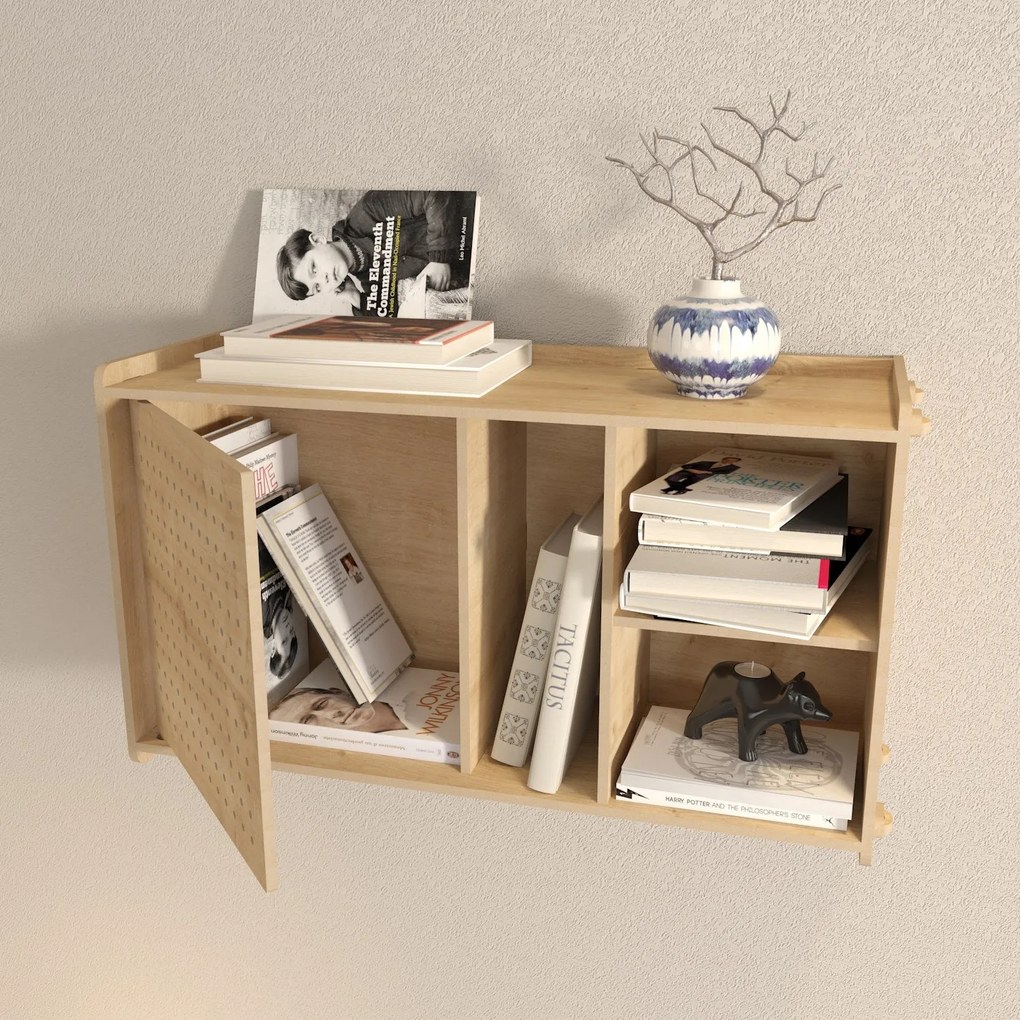 Prateleira de Parede Fore – Carvalho – 65x30x22 cm