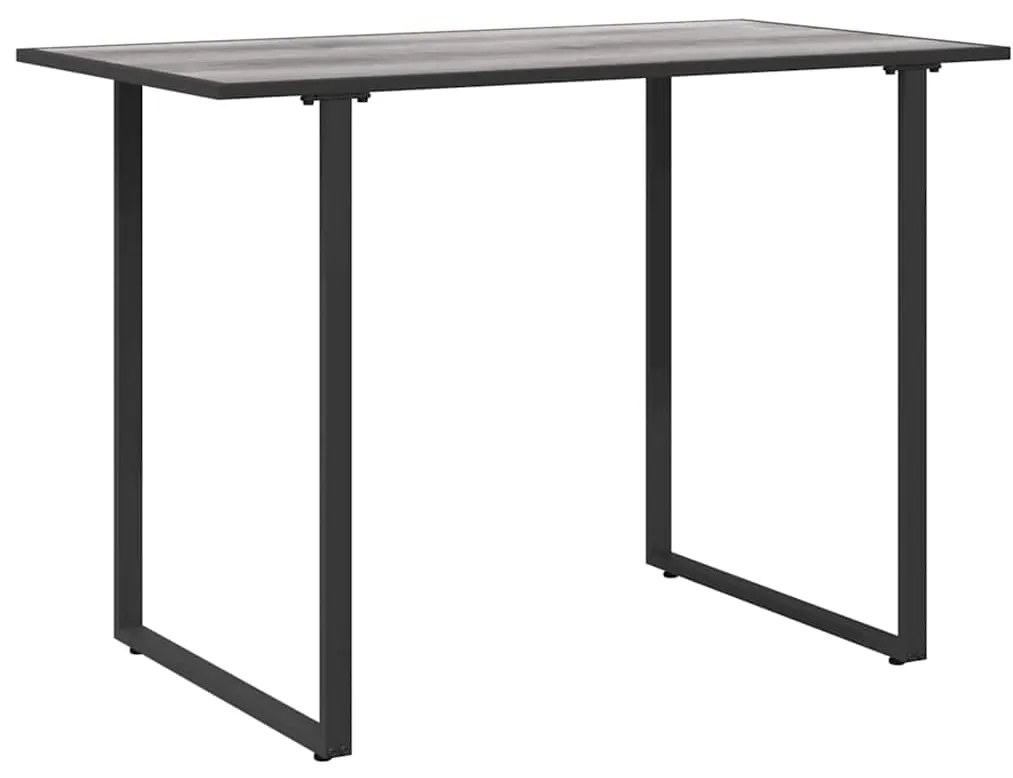 Mesa de Jardim Cinza 100x55x70 cm DPC e Aço