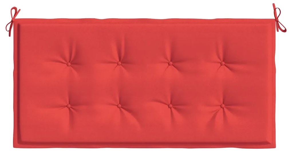 Almofadão p/ banco de jardim 120x50x4cm tecido oxford vermelho