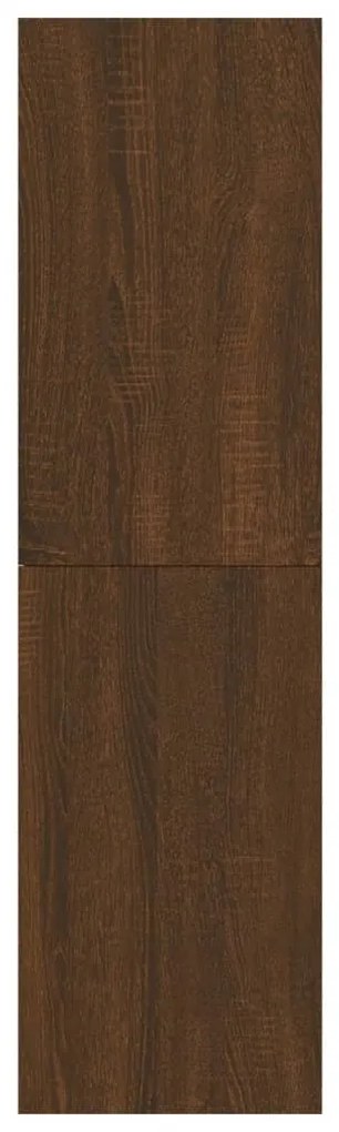 Móvel para TV de parede 30,5x30x110 cm cor carvalho castanho
