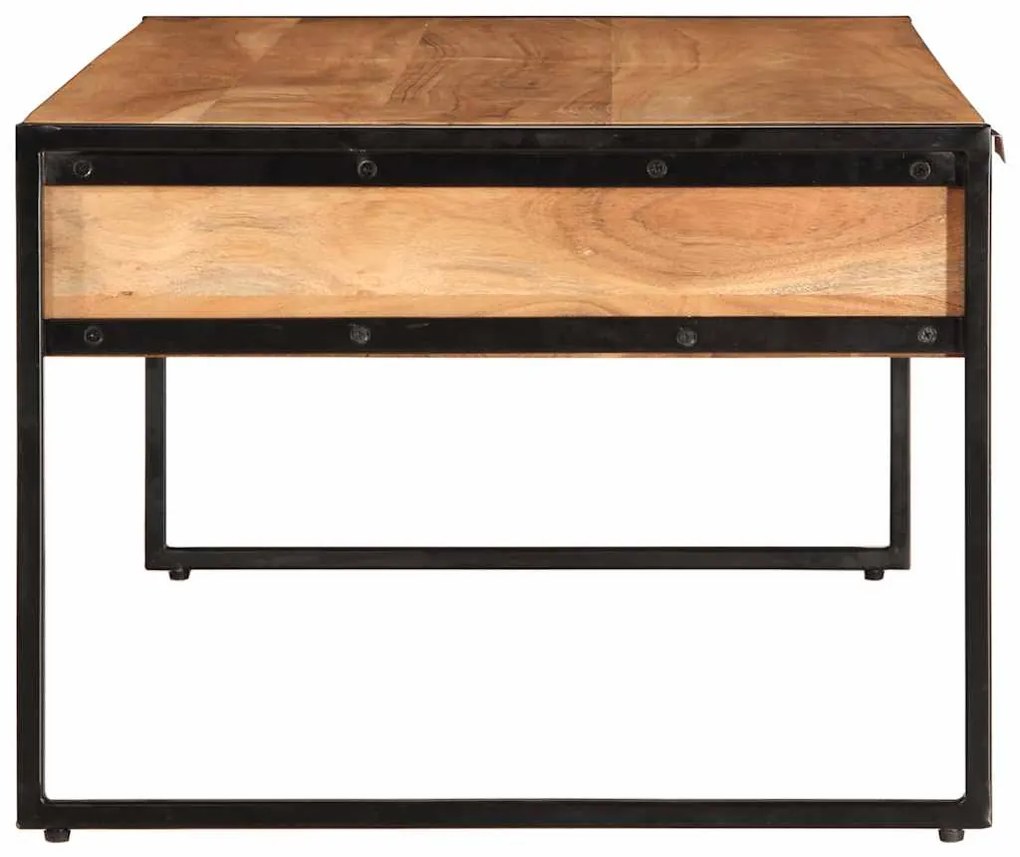 Mesa de centro 110x55x40 cm madeira de acácia maciça