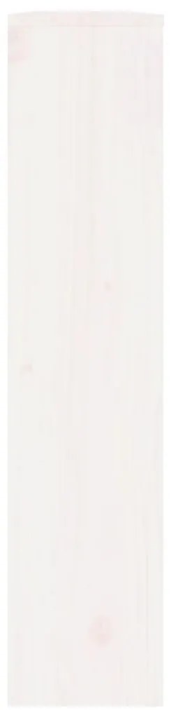 Cobertura de radiador 153 x 19 x 84 cm pinho maciço branca