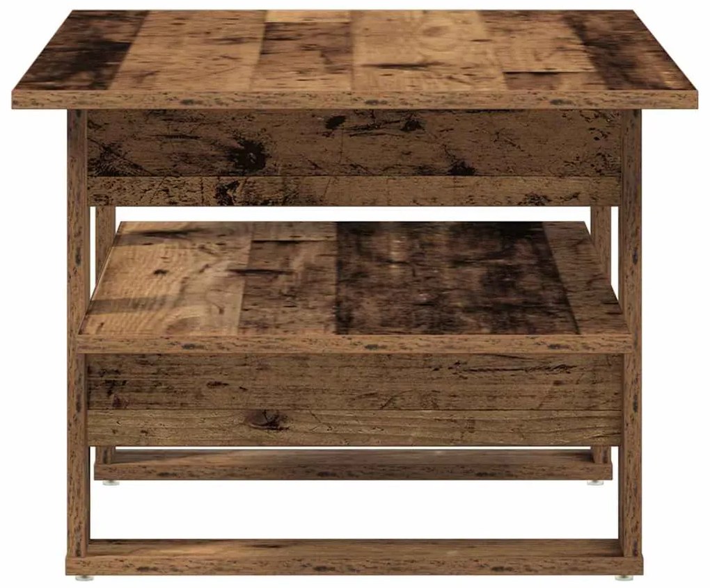 Mesa de centro 102x55x42 cm derivados de madeira madeira velha