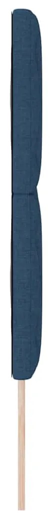 Cabeceira vidaXL Design de Blocos de Diamante Azul 144 cm Tecido