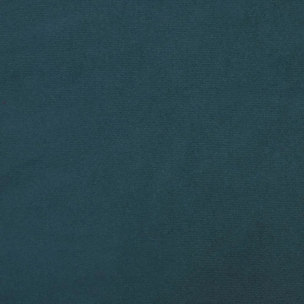Sofá-cama 2 lugares com duas almofadas veludo azul
