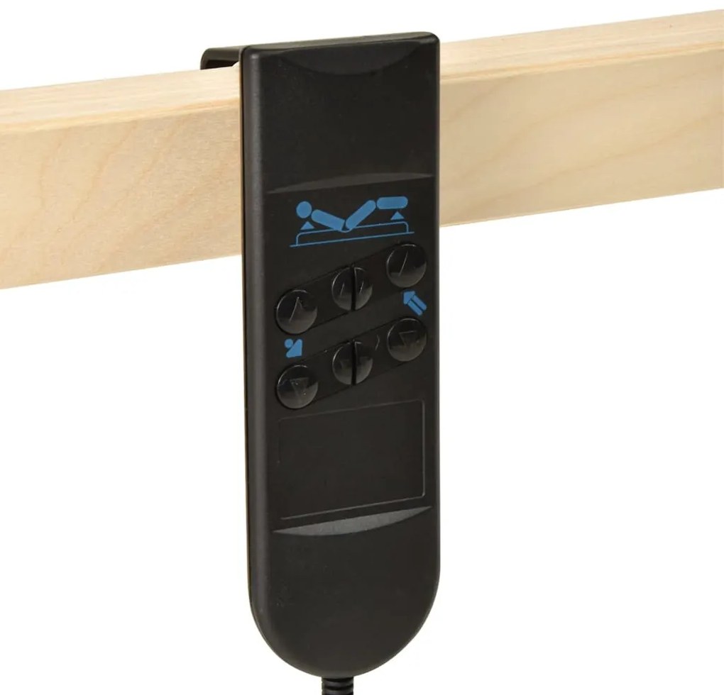 Estrado de ripas elétrico com 28 ripas 7 zonas 100x200 cm