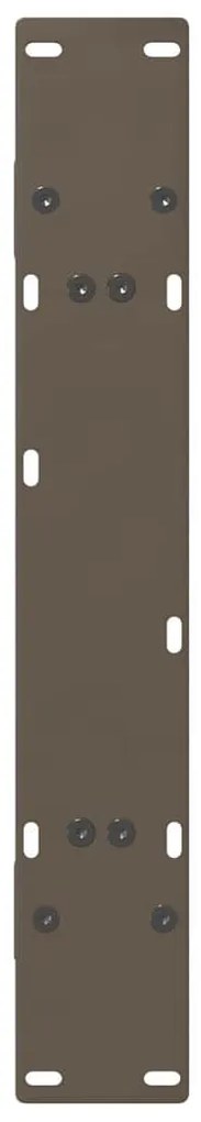 Pés de mesa de jantar em formato A, 2 peças, 80x (72-73) cm, aço