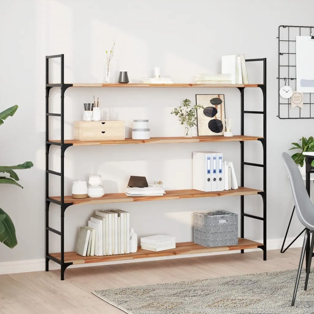 vidaXL Prateleira flutuante 160x30x2cm acácia maciça acabamento a óleo