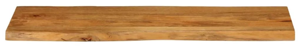 Tampo de mesa c/ borda viva 140x40x2,5 cm mangueira maciça