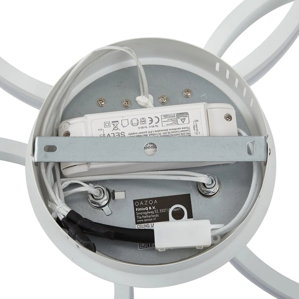 Plafon Branco Incl. LED Regulável em 3 Níveis 3-Luzes - Navara