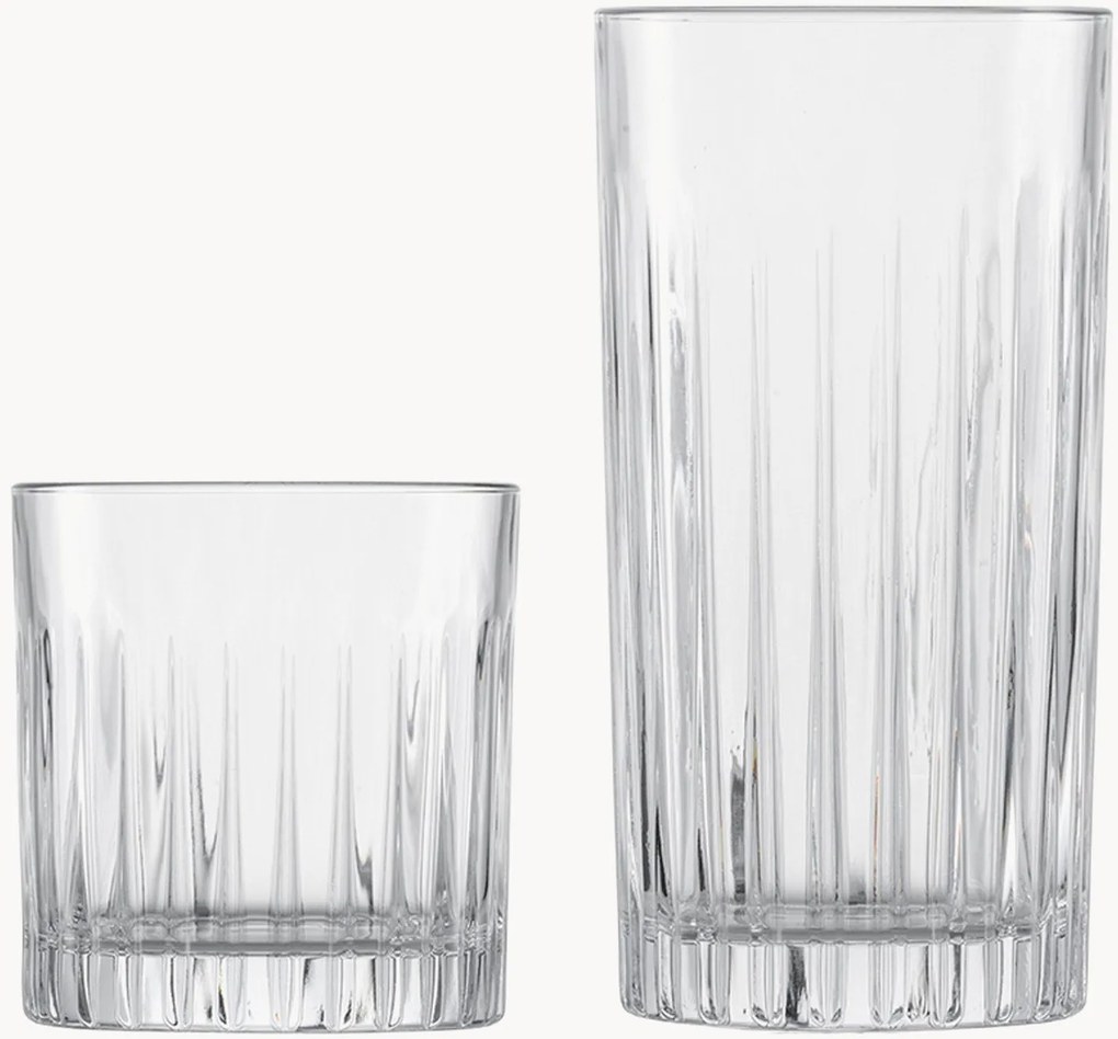 Conjunto de copos em cristal para uísque e altos Stage, conjunto de 8