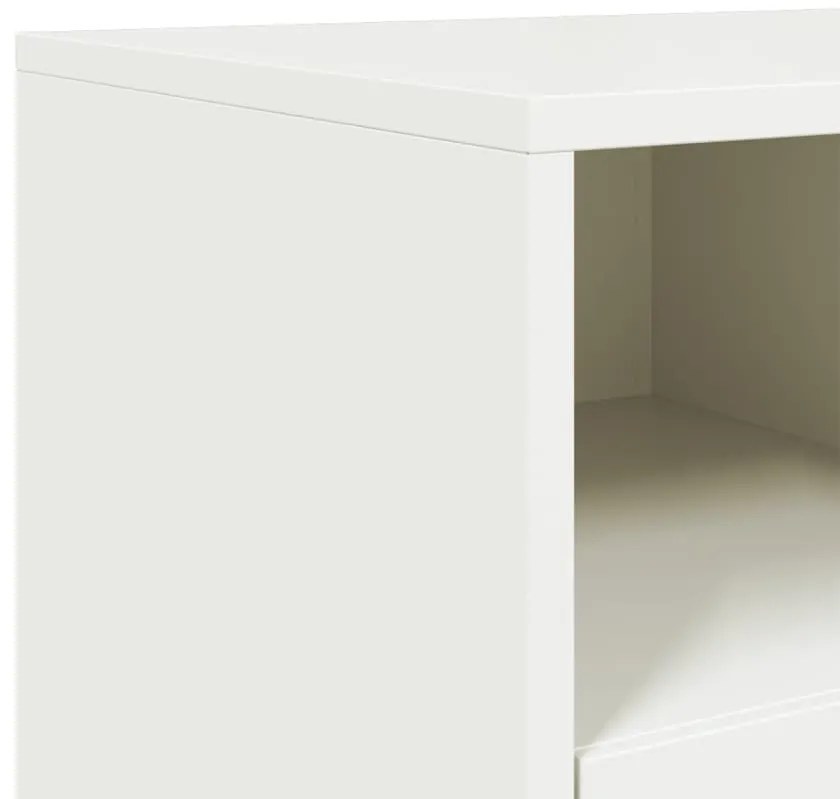 Móvel de TV 68x39x60,5 cm aço branco