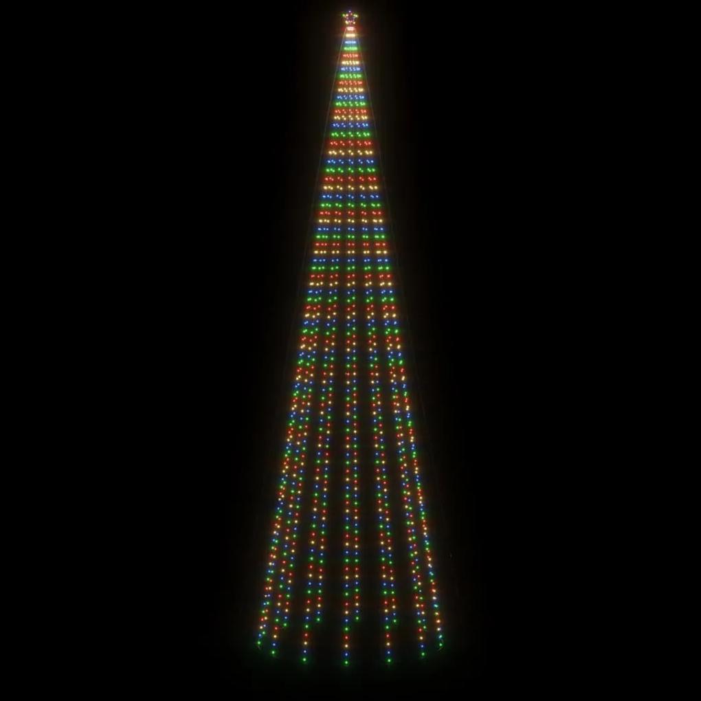 Árvore de Natal com espigão 1134 luzes LED 800 cm colorido