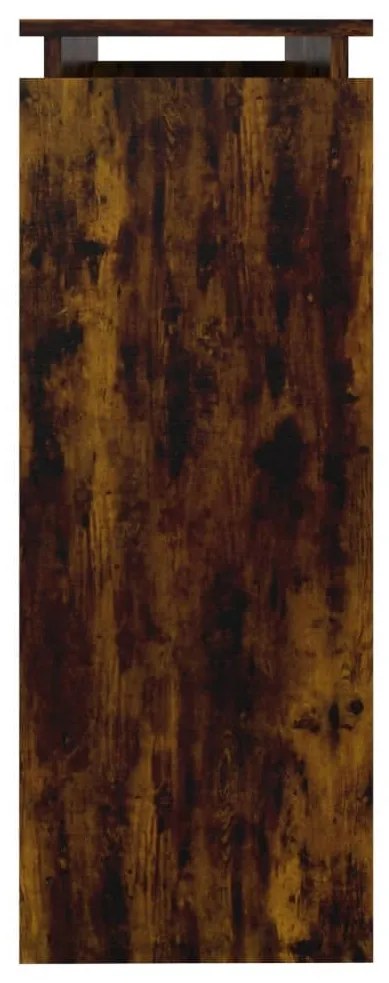 Consola de Entrada Cosima - 102 x 30 x 80 cm - Madeira Rústica - Contr