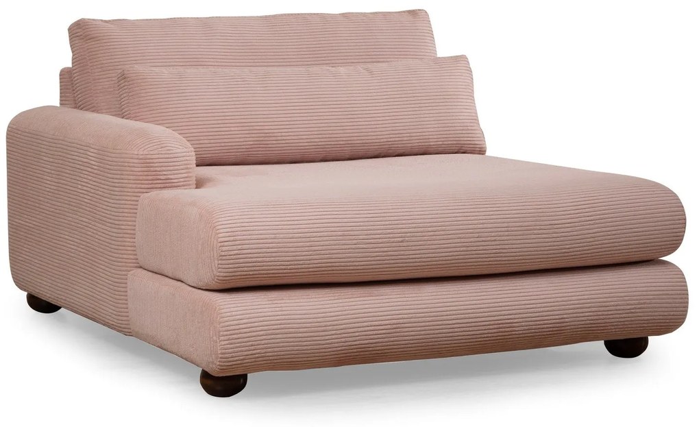 Sofá de Canto River – Rosa – 150x330 cm