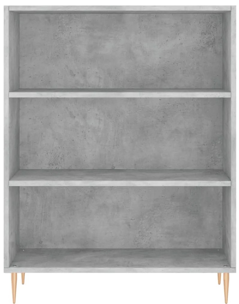 Armário alto 69,5x34x180 cm derivados de madeira cinza cimento