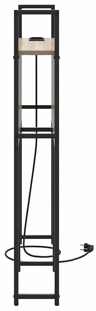 Cabeceira de armazenamento com cabeceira Carvalho sonoma 90 cm